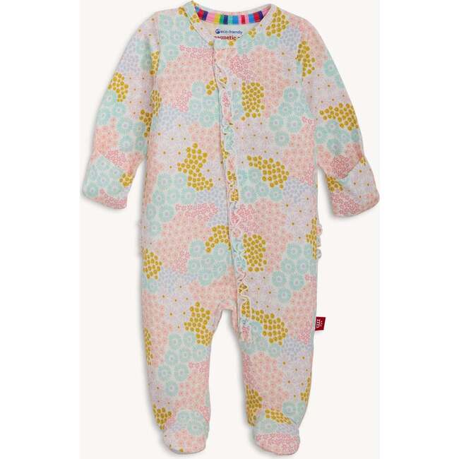 Harper Modal Magnetic Footie With Ruffles
