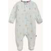 Lullaby Sky Bl Modal Magnetic Footie - Footie Pajamas - 2