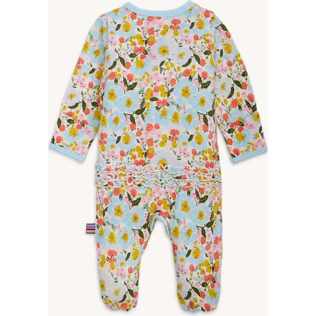 Seraphina Modal Magnetic Footie With Ruffles - Footie Pajamas - 4