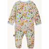 Seraphina Modal Magnetic Footie With Ruffles - Footie Pajamas - 4