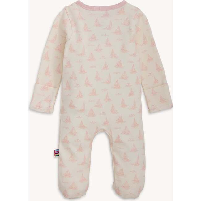 Tiny Tides Pk Org Cot Magnetic Footie - Footie Pajamas - 4