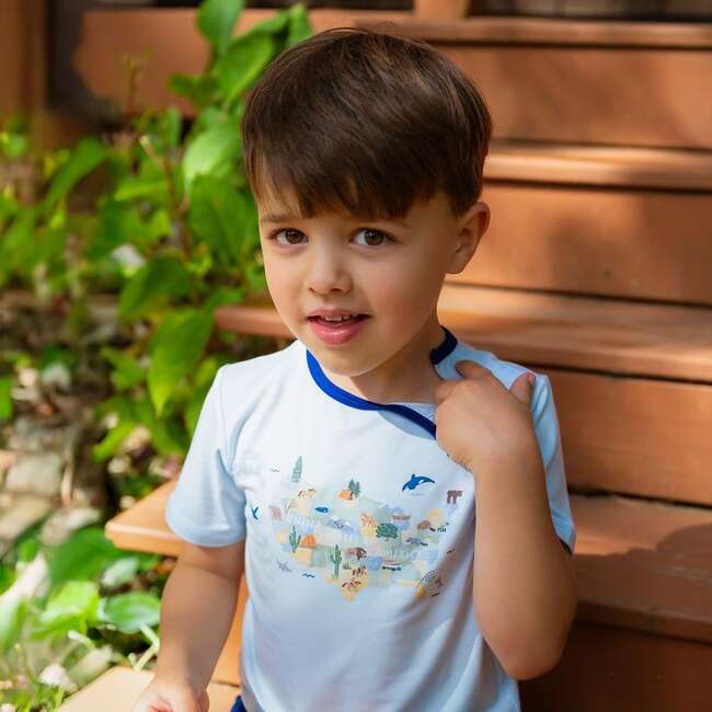 America The Beautiful Modal S/S Short Set - Mixed Apparel Set - 5