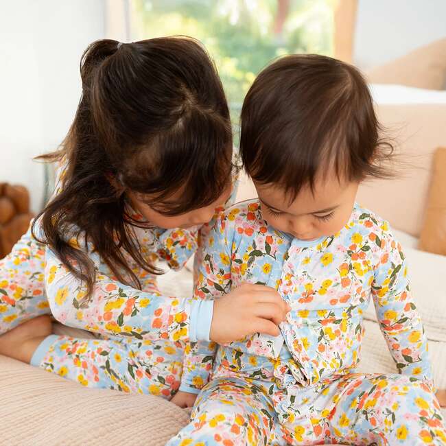 Seraphina Modal Magnetic Footie With Ruffles - Footie Pajamas - 5