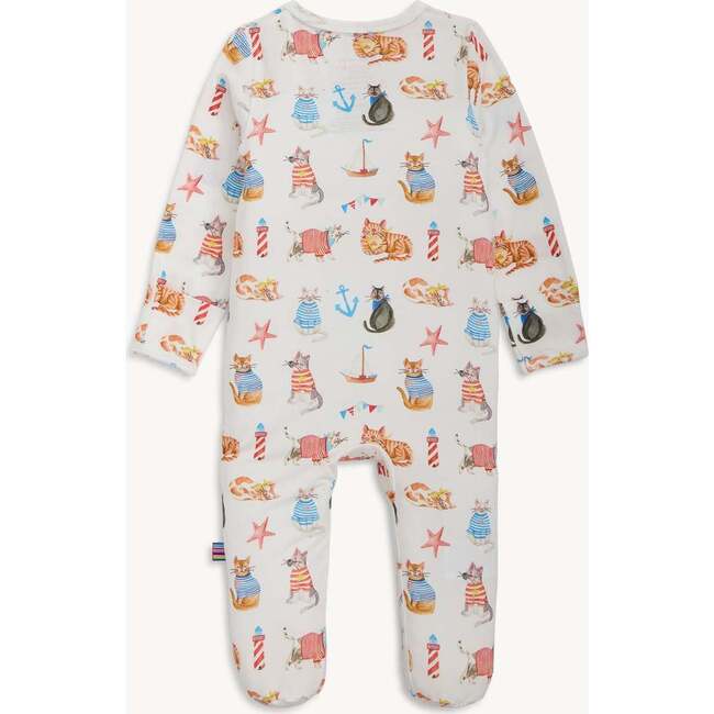 Yachty Pawty Modal Magnetic Footie - Footie Pajamas - 3