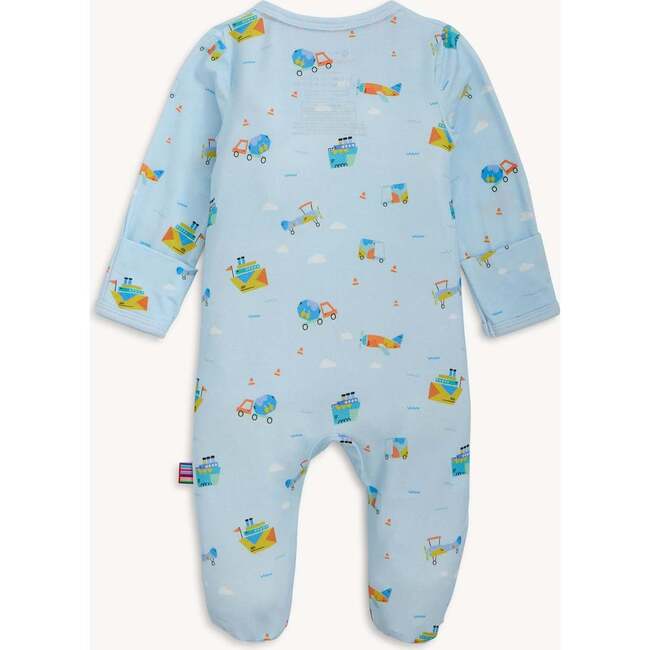 You Haul Modal Magnetic Footie - Footie Pajamas - 4