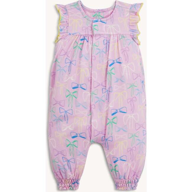 Take A Bow Modal Flutter Sleeve Pant Romper