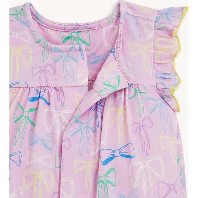 Take A Bow Modal Flutter Sleeve Pant Romper