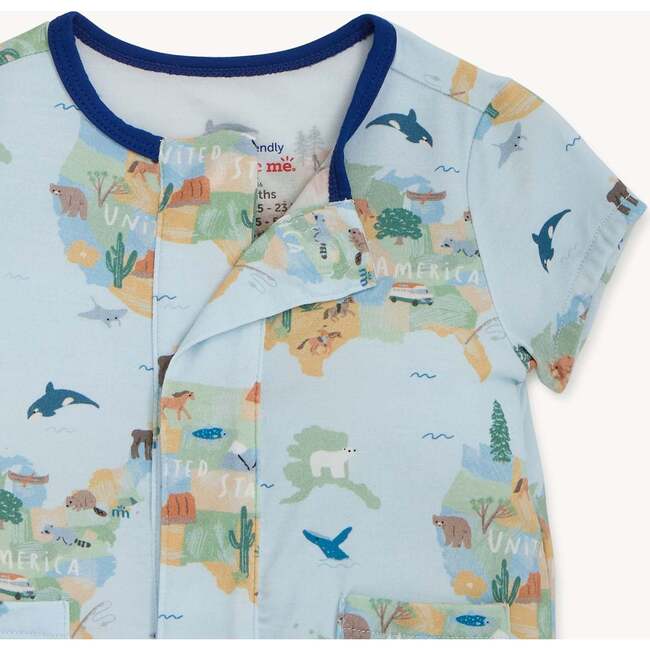 America The Beautiful Modal Mag S/L Pant Romp