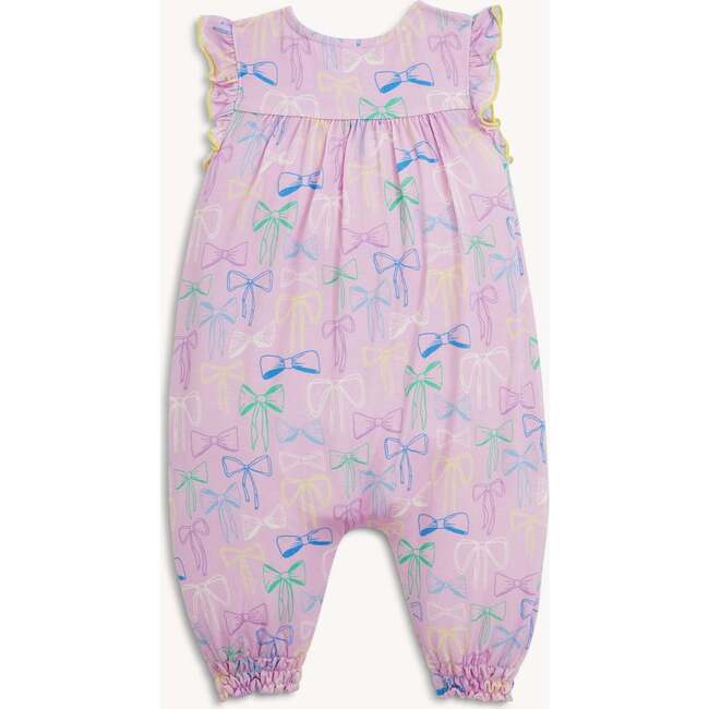 Take A Bow Modal Flutter Sleeve Pant Romper - Rompers - 4