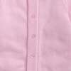 Crew Neck Cardigan W Tipping Pink - Cardigans - 2