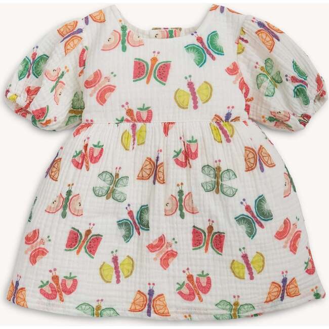 The Fruit Flies Woven Puff Sleeve Drs W Bloomer - Dresses - 4