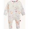 Happy Holi Hues Modal Magnetic Convertible Coverall - Footie Pajamas - 1 - thumbnail