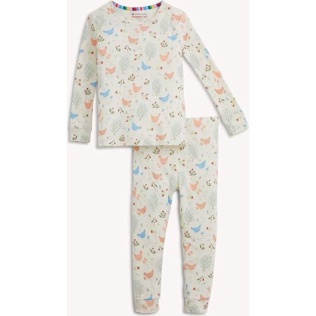 Chicken Tender Org Cot Mag L/S Long Pant Pj St