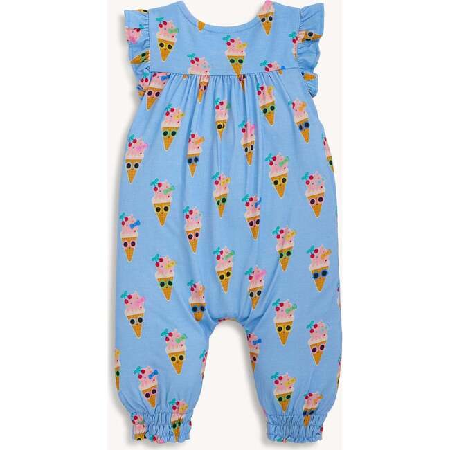 Melt Gala Modal Magnetic Flutter Sleeve Pants Romp - Rompers - 4