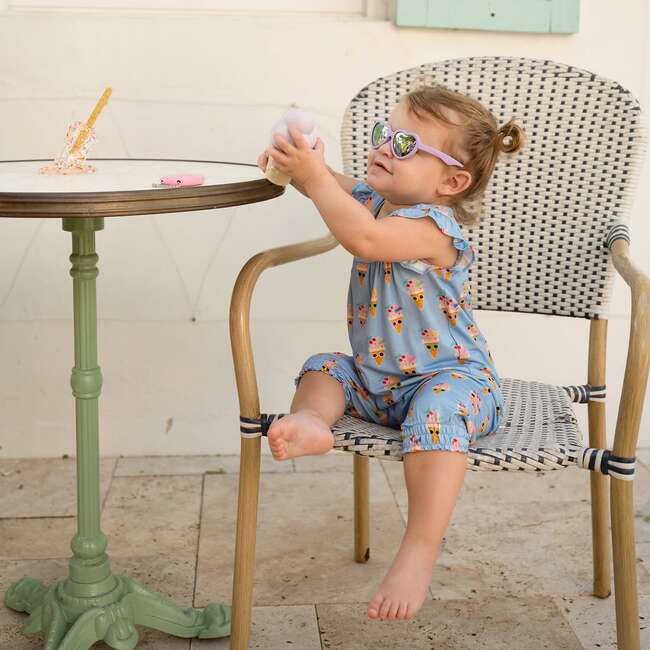 Melt Gala Modal Magnetic Flutter Sleeve Pants Romp - Rompers - 5