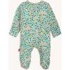 Bunny Garden Modal Magnetic Footie - Footie Pajamas - 3