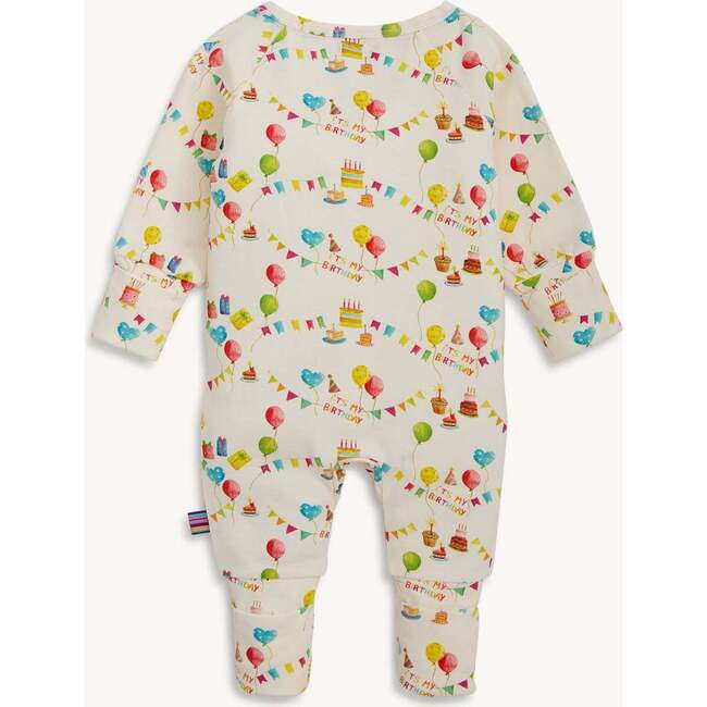 Birthday Babe Magnetic Convertible Coverall - Footie Pajamas - 5