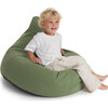 Stuffed Animal Storage Bean Bag Chair Cover for Kids, Sage - Kids Seating - 1 - thumbnail