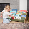 Decorative Wooden Bookshelf for Kids Rooms, Sage Green - Bookcases - 2