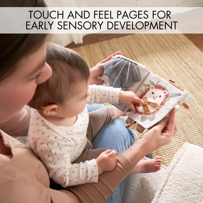 Soft Baby Book with Touch and Feel Pages, Multi Colored - Developmental Toys - 3