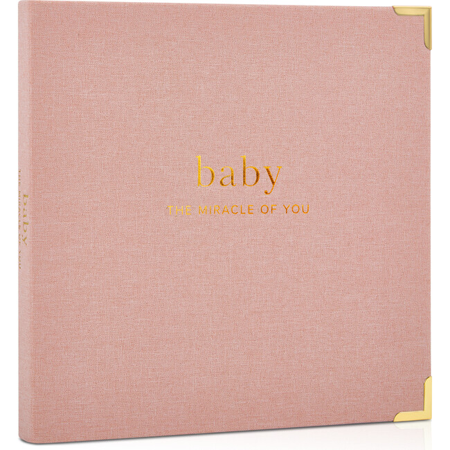 Keepsake Baby Memory Book for Boys and Girls, Pink