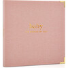Keepsake Baby Memory Book for Boys and Girls, Pink - Books - 1 - thumbnail