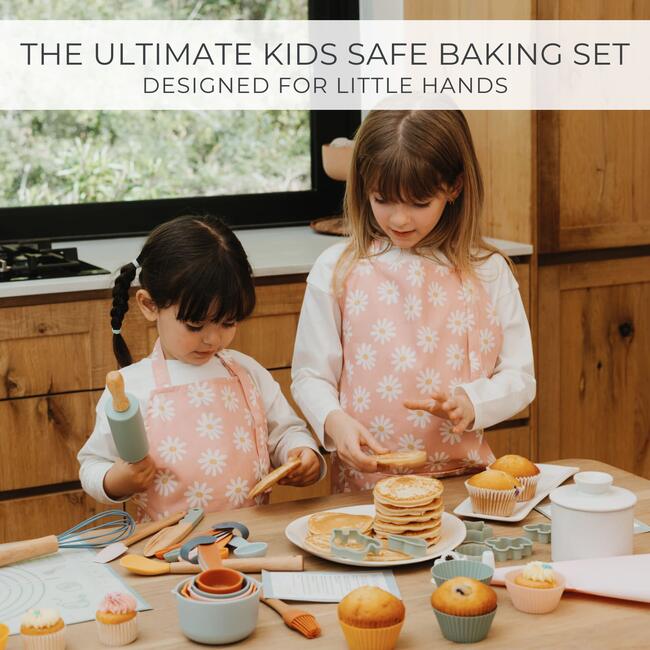 Wooden Baking Set for Kids, Colorful - Play Kits - 4