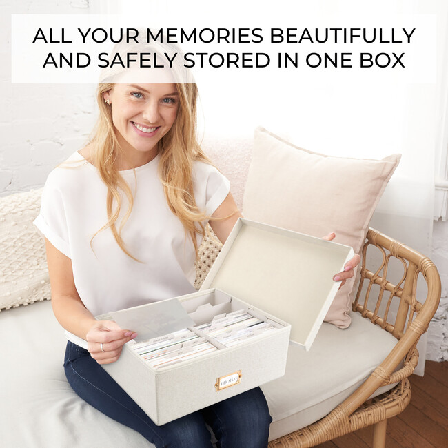 Decorative Photo Storage Box, Ivory - Storage - 3