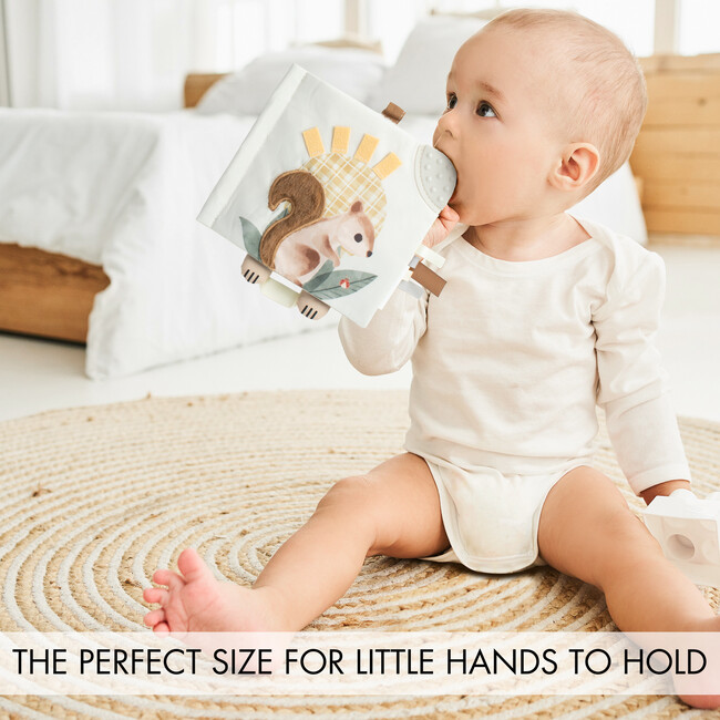 Soft Baby Book with Touch and Feel Pages, Multi Colored - Developmental Toys - 6