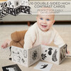 Soft Tummy Time Book w/ Stimulating Baby Safe Mirror, Black & White - Developmental Toys - 4