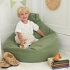 Stuffed Animal Storage Bean Bag Chair Cover for Kids, Sage - Kids Seating - 8