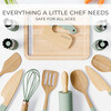 Wooden Cooking & Baking Set for Kids, Sage Green - Play Kits - 7