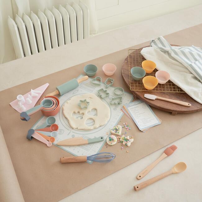 Wooden Baking Set for Kids, Colorful - Play Kits - 6