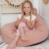 Stuffed Animal Storage Bean Bag Chair Cover for Kids, Pink - Kids Seating - 8