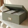 Decorative Photo Storage Box, Sage Green - Storage - 8