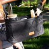 Beautiful Stroller Caddy Organizer With 2 Cup Holders, Black - Stroller Accessories - 6
