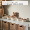 Beautiful Storage Basket Set of 5, Beige - Storage - 4