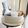 Beautiful Storage Basket Set of 5, Beige - Storage - 6