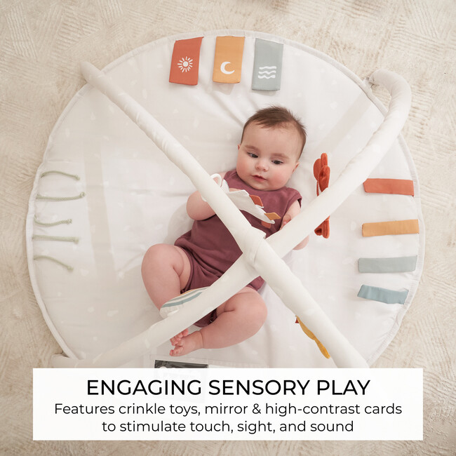 Beautiful Baby Play Gym and Tummy Time Mat, Colorful - Activity Gyms - 6