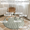 Beautiful Baby Play Gym and Tummy Time Mat, Sage Green - Activity Gyms - 5