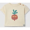 Vegetable Character T-Shirt, Radish - T-Shirts - 1 - thumbnail