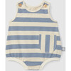 Stripe Bubble, Indigo Cream - Onesies - 1 - thumbnail