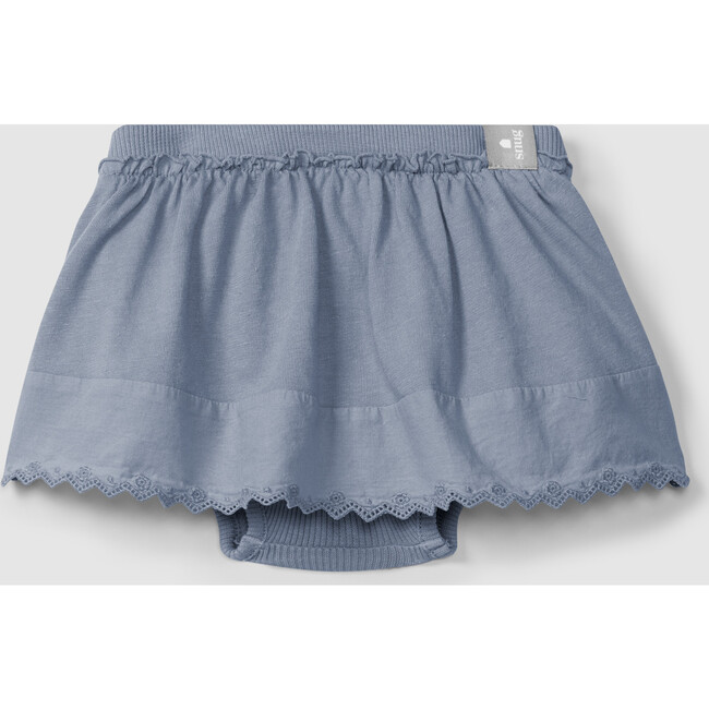 Scallop Edge Skort, Indigo