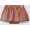 Scallop Edge Skort, Terracotta - Skirts - 1 - thumbnail