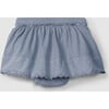 Scallop Edge Skort, Indigo - Skirts - 2 - thumbnail