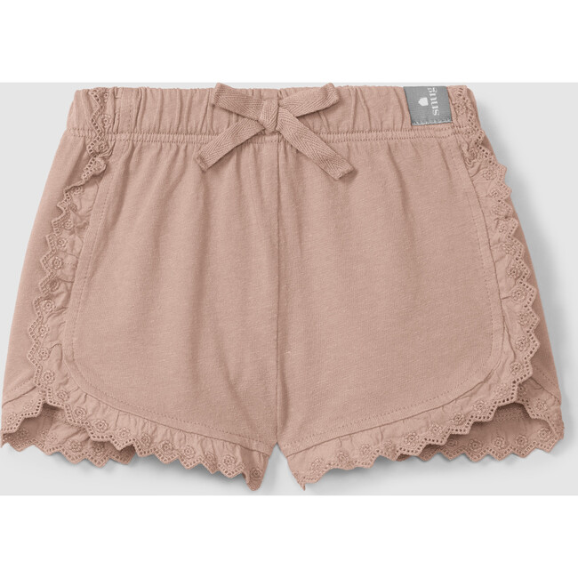 Scallop Edge Shorts, Old Rose