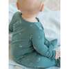 Peyton Zipper Sleeper, Fairway / Laguna + Powder - Footie Pajamas - 2