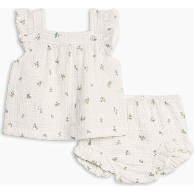 Colette Muslin Tank and Bloomer Set, Palmer Floral / Dune + Laguna