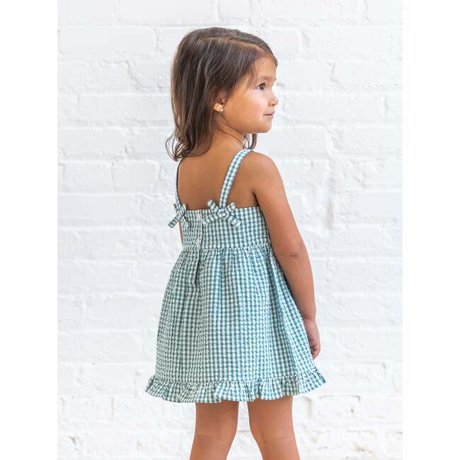 Juliette Seersucker Tank Dress, Laguna Gingham - Dresses - 3
