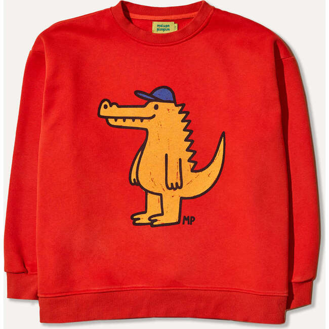 Red Classic Croc Sweatshirt (Adult)